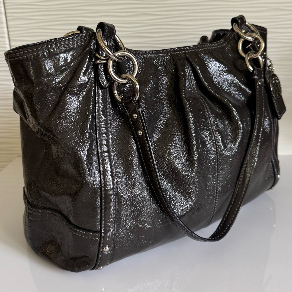 Coach Alexandra Patent Leather Tote